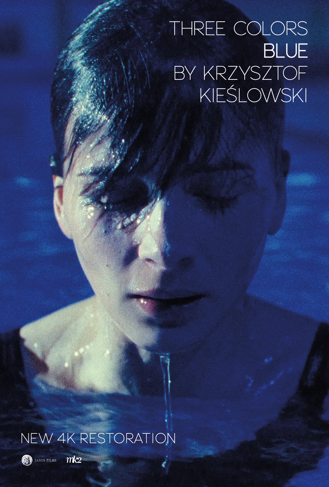 Official promotional poster for Three Colours: Blue